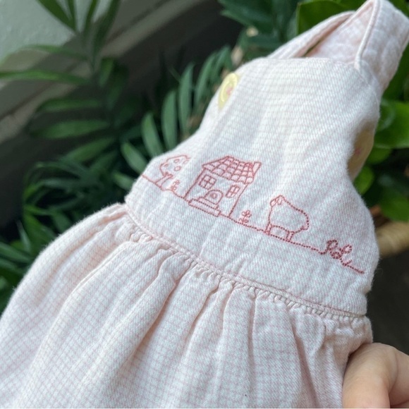 Ralph Lauren thick cotton jumper thick pinafore dress preppy Size
6 months - Picture 9 of 9